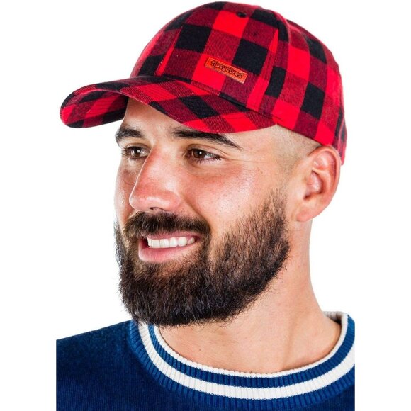 Buffalo Black Christmas Hat for Men & Women, Funny Unisex Holiday Cap One Size - Picture 1 of 3